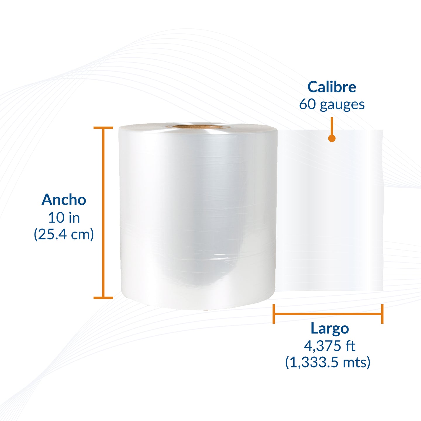 Película Poliolefina Termoencogible (POF) Calibre 60